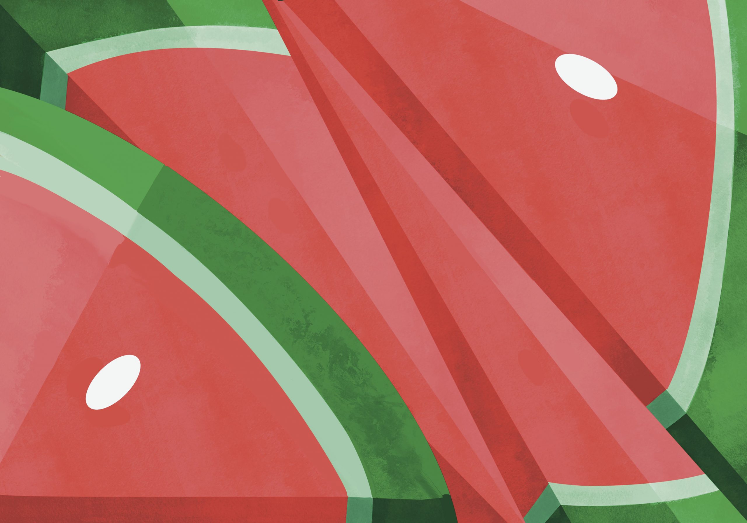 Watermelon slices