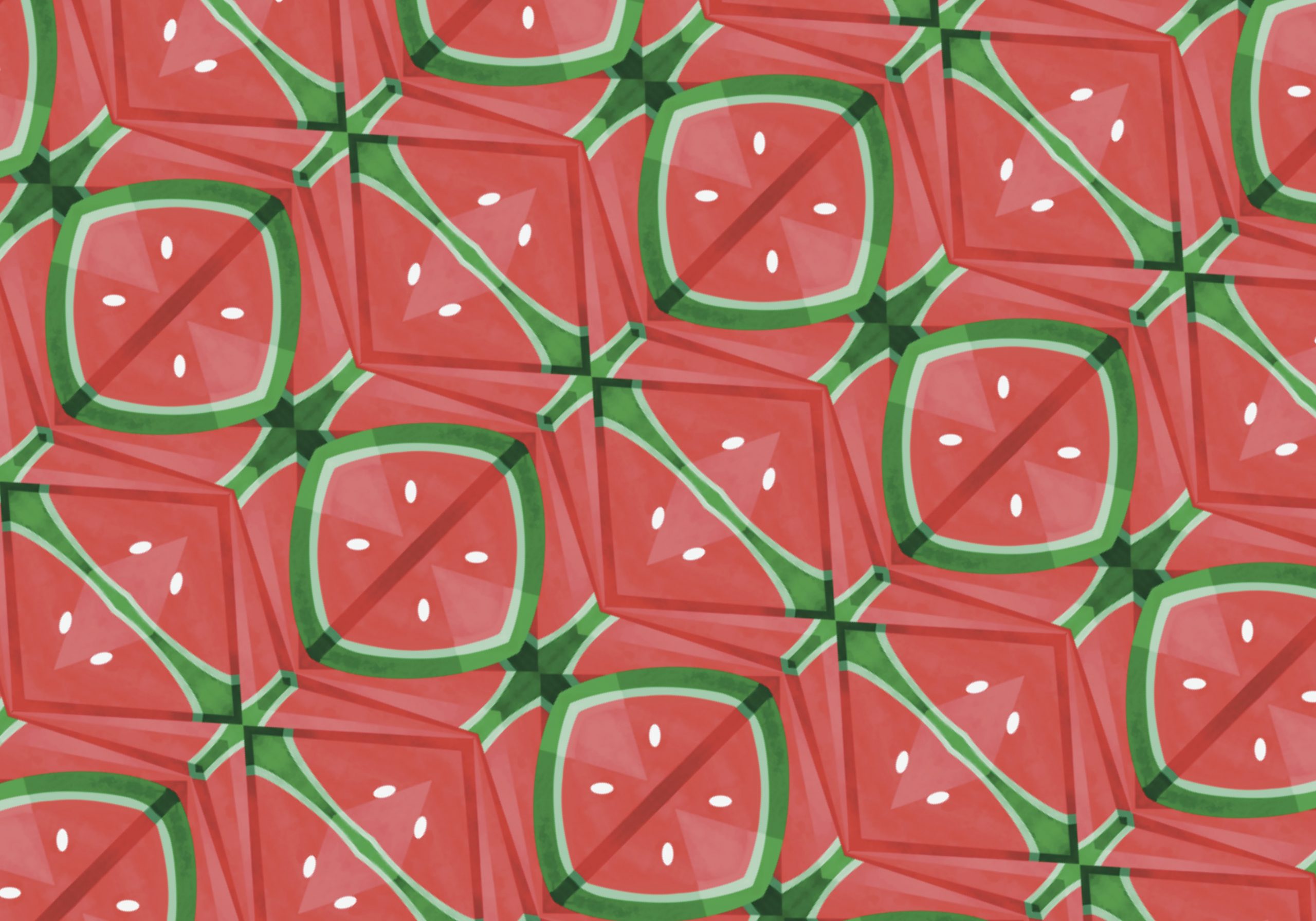 Watermelon slices