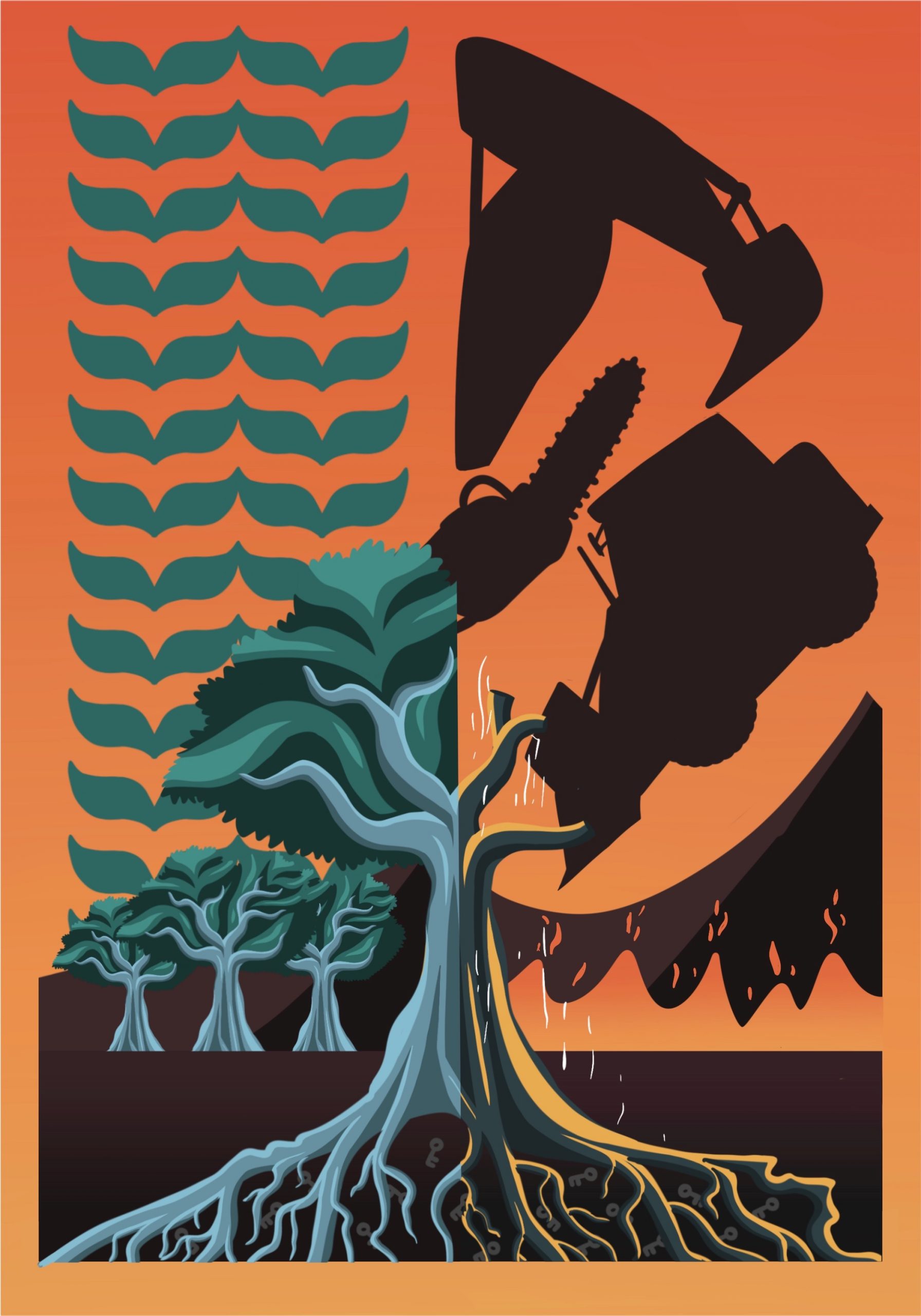 Olive Tree Poster